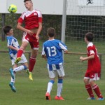 Bleard Gashi beim Kopfball