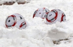 fussballschnee